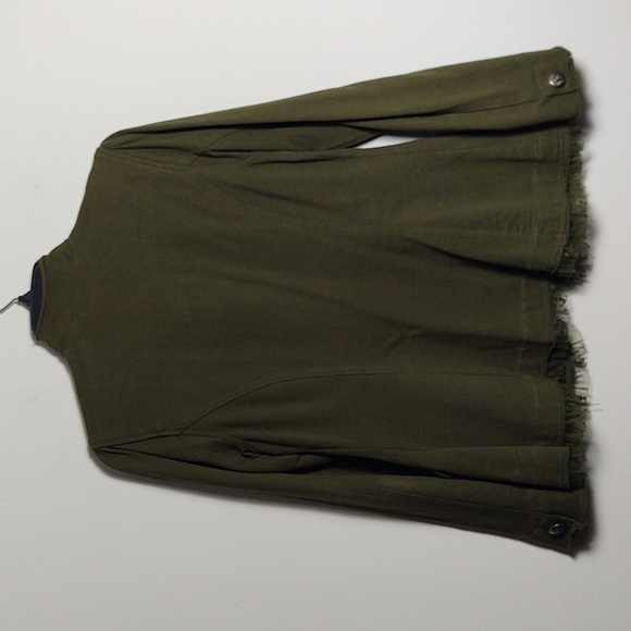 NICK & MO Exclusive Collection Army Green Utility Jacket Womens Size Small - Picture 11 of 16